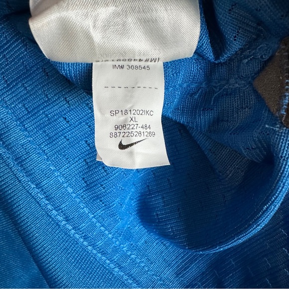 Nike Barry Sanders Blue Detroit Lions Game Retired Player Jersey Size XL - Picture 9 of 13